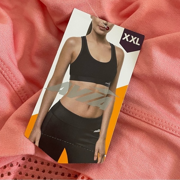 Avia Women’s Mesh Back Long Sleeve T-Shirt With Side Slit XXL 20 - Picture 7 of 14